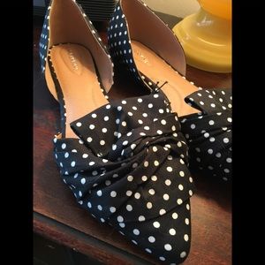 Cute polka dot shoes